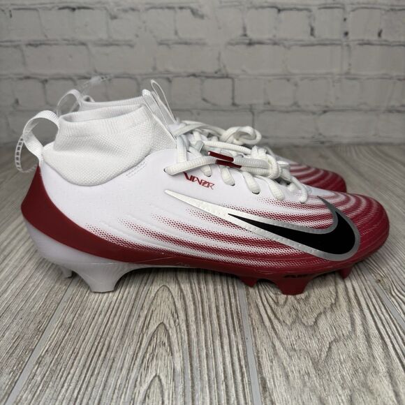Nike Vapor Pro 1 Football Cleats Men’s 8 White Crimson HM8850-102 New - Picture 1 of 7